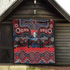 ANZAC Day Newcastle Knights Quilt Military Memorial Aboriginal Indigenous Art