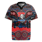 ANZAC Day Newcastle Knights Rugby Jersey Military Memorial Aboriginal Indigenous Art