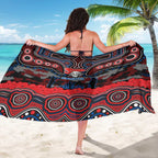ANZAC Day Newcastle Knights Sarong Military Memorial Aboriginal Indigenous Art