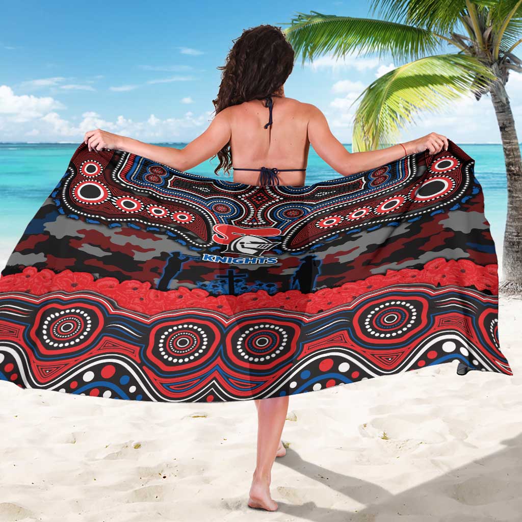 ANZAC Day Newcastle Knights Sarong Military Memorial Aboriginal Indigenous Art