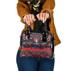 ANZAC Day Newcastle Knights Shoulder Handbag Military Memorial Aboriginal Indigenous Art