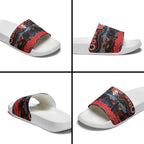 ANZAC Day Newcastle Knights Slide Sandals Military Memorial Aboriginal Indigenous Art