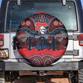 ANZAC Day Newcastle Knights Spare Tire Cover Military Memorial Aboriginal Indigenous Art