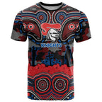 ANZAC Day Newcastle Knights T Shirt Military Memorial Aboriginal Indigenous Art