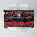 ANZAC Day Newcastle Knights Tablecloth Military Memorial Aboriginal Indigenous Art