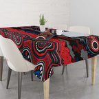 ANZAC Day Newcastle Knights Tablecloth Military Memorial Aboriginal Indigenous Art