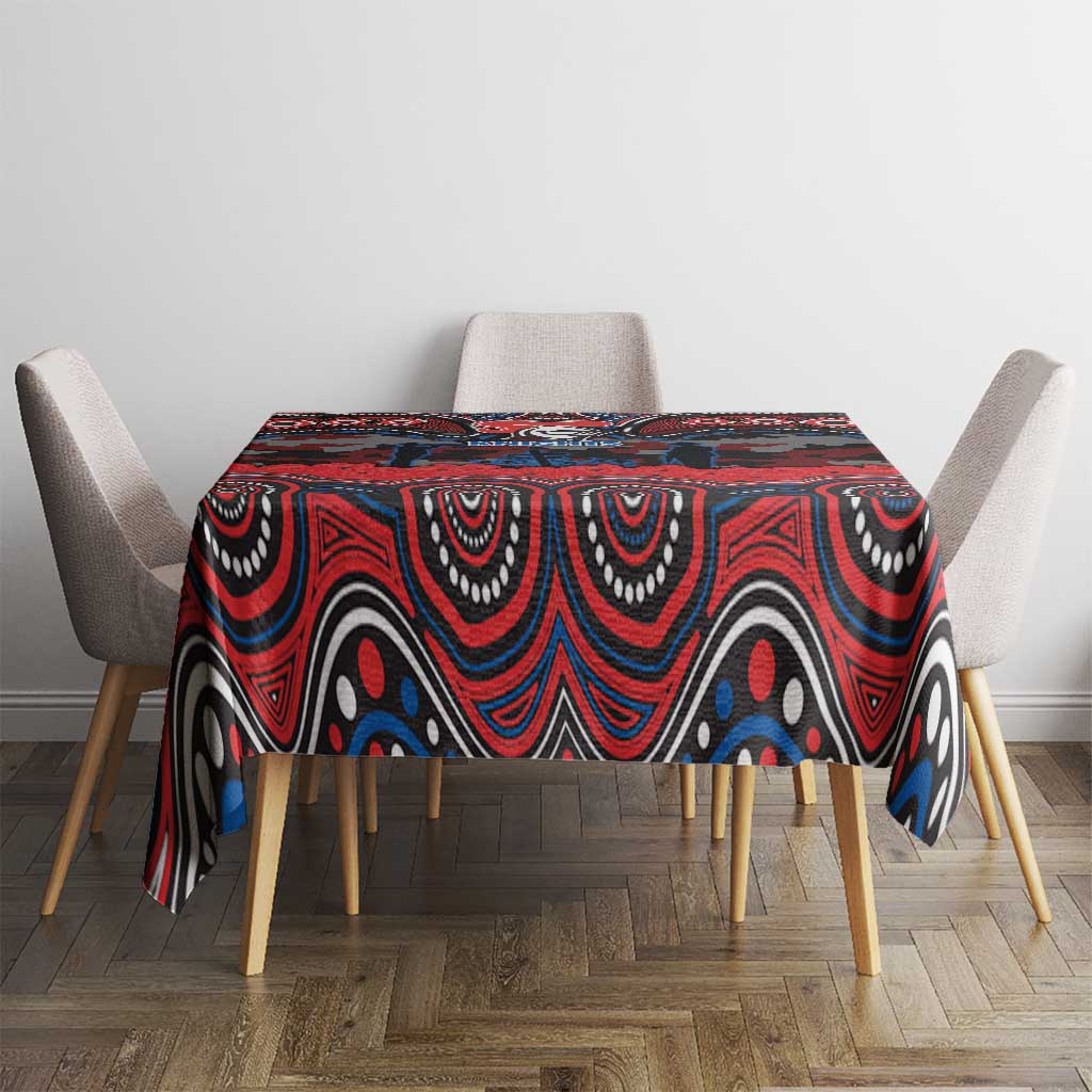 ANZAC Day Newcastle Knights Tablecloth Military Memorial Aboriginal Indigenous Art