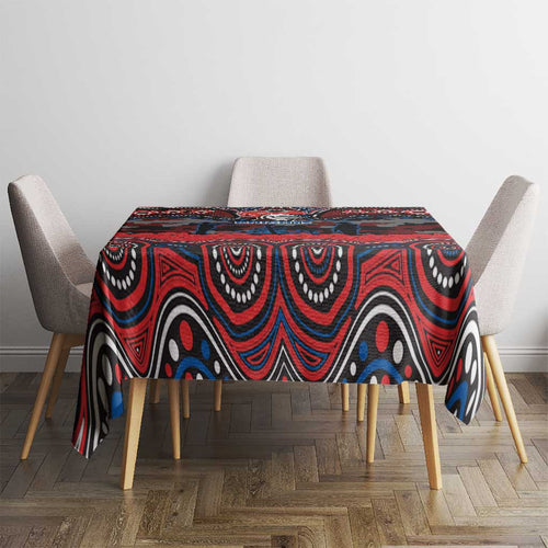 ANZAC Day Newcastle Knights Tablecloth Military Memorial Aboriginal Indigenous Art
