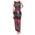 ANZAC Day Newcastle Knights Tank Maxi Dress Military Memorial Aboriginal Indigenous Art