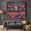 ANZAC Day Newcastle Knights Tapestry Military Memorial Aboriginal Indigenous Art