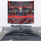 ANZAC Day Newcastle Knights Tapestry Military Memorial Aboriginal Indigenous Art