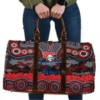 ANZAC Day Newcastle Knights Travel Bag Military Memorial Aboriginal Indigenous Art