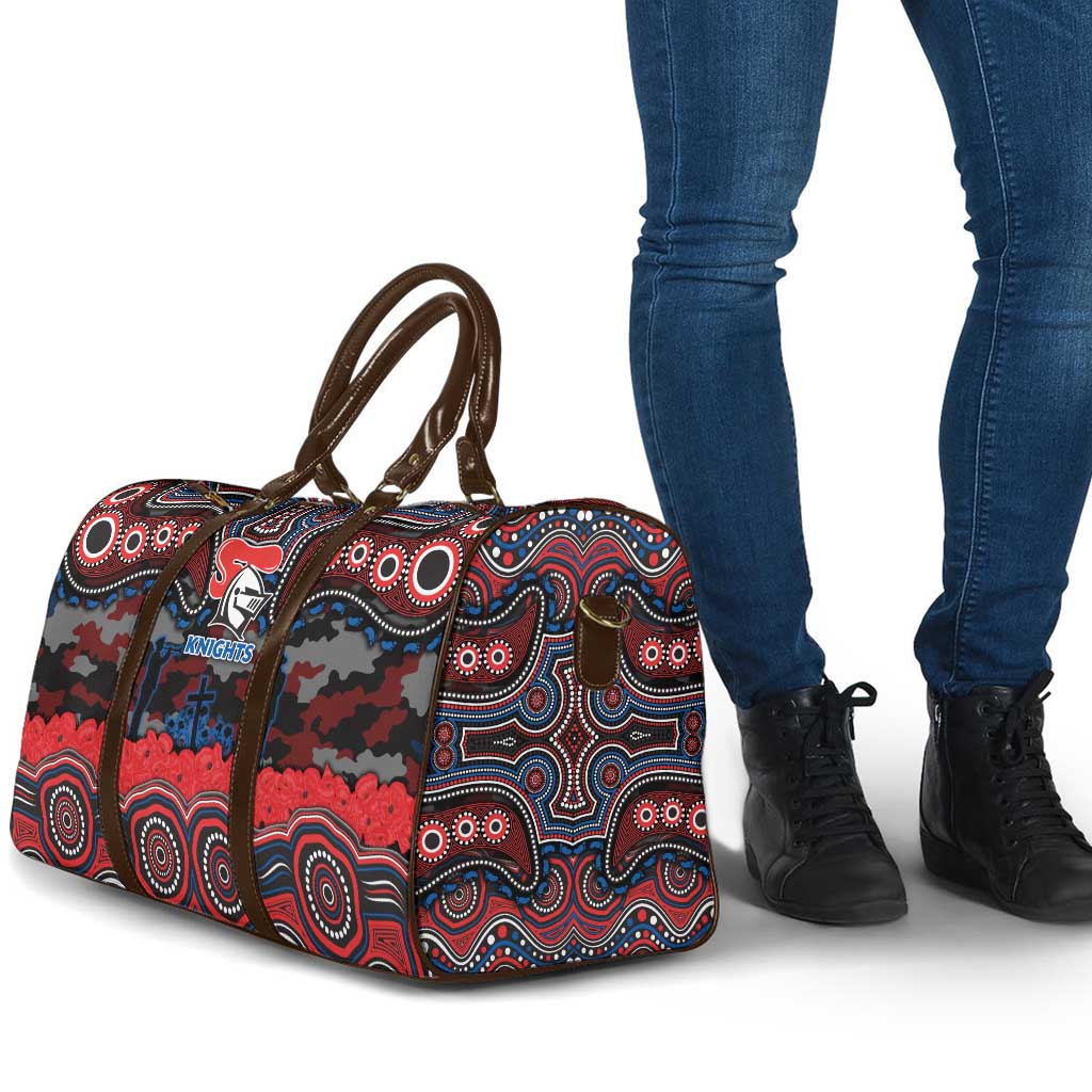 ANZAC Day Newcastle Knights Travel Bag Military Memorial Aboriginal Indigenous Art