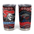 ANZAC Day Newcastle Knights Tumbler Cup Military Memorial Aboriginal Indigenous Art