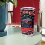 ANZAC Day Newcastle Knights Tumbler Cup Military Memorial Aboriginal Indigenous Art