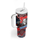 ANZAC Day Newcastle Knights Tumbler With Handle Military Memorial Aboriginal Indigenous Art