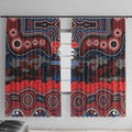 ANZAC Day Newcastle Knights Window Curtain Military Memorial Aboriginal Indigenous Art