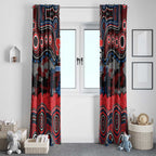 ANZAC Day Newcastle Knights Window Curtain Military Memorial Aboriginal Indigenous Art