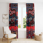 ANZAC Day Newcastle Knights Window Curtain Military Memorial Aboriginal Indigenous Art