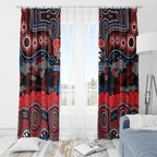 ANZAC Day Newcastle Knights Window Curtain Military Memorial Aboriginal Indigenous Art