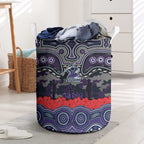 ANZAC Day Melbourne Storm Laundry Basket Military Memorial Aboriginal Indigenous Art