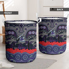 ANZAC Day Melbourne Storm Laundry Basket Military Memorial Aboriginal Indigenous Art