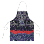 ANZAC Day Melbourne Storm Apron Military Memorial Aboriginal Indigenous Art