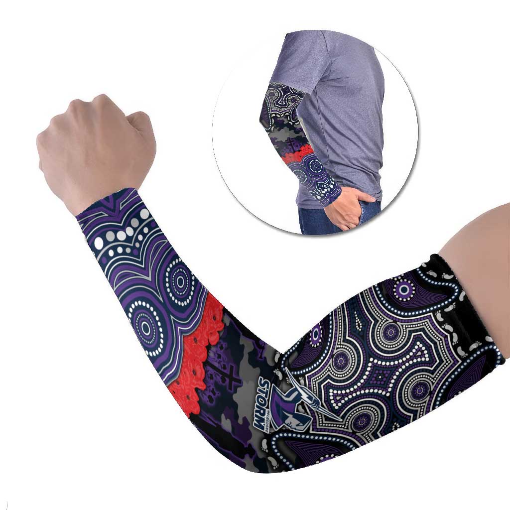 ANZAC Day Melbourne Storm Arm Sleeves Military Memorial Aboriginal Indigenous Art