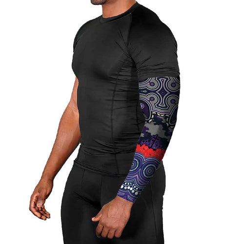 ANZAC Day Melbourne Storm Arm Sleeves Military Memorial Aboriginal Indigenous Art