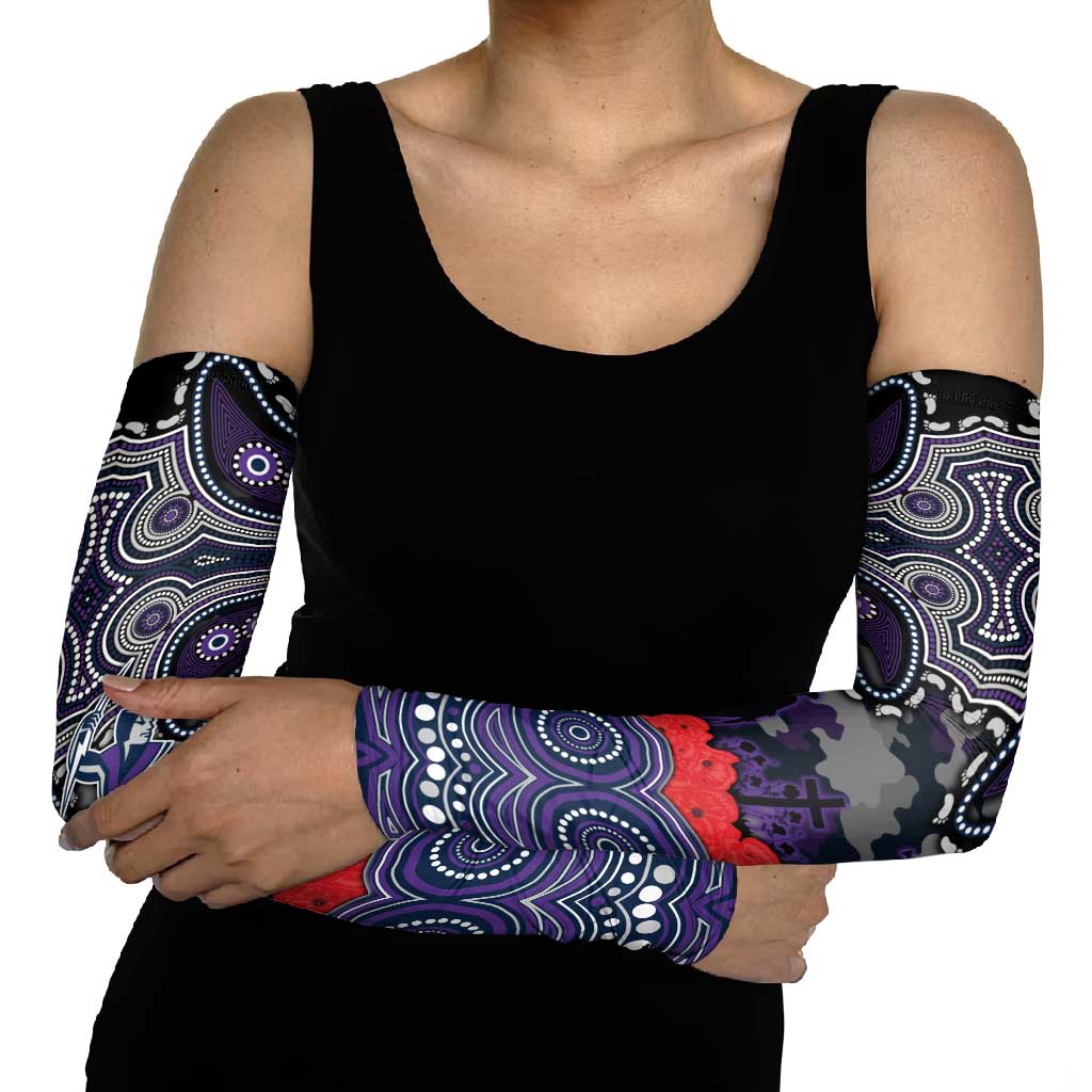 ANZAC Day Melbourne Storm Arm Sleeves Military Memorial Aboriginal Indigenous Art