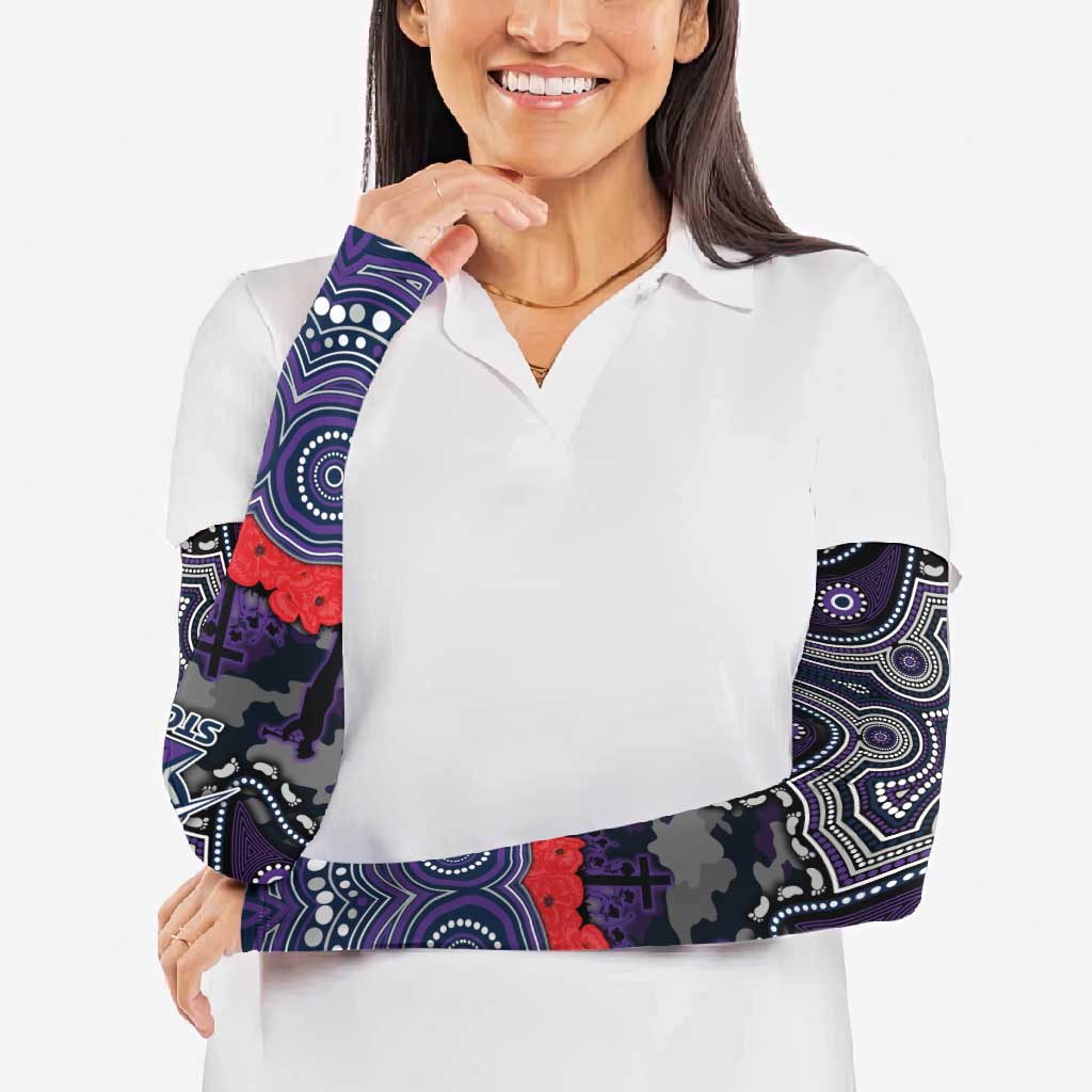 ANZAC Day Melbourne Storm Arm Sleeves Military Memorial Aboriginal Indigenous Art