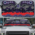 ANZAC Day Melbourne Storm Auto Sun Shade Military Memorial Aboriginal Indigenous Art