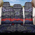 ANZAC Day Melbourne Storm Back Car Seat Cover Military Memorial Aboriginal Indigenous Art