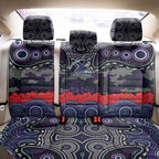 ANZAC Day Melbourne Storm Back Car Seat Cover Military Memorial Aboriginal Indigenous Art