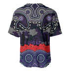 ANZAC Day Melbourne Storm Baseball Jersey Military Memorial Aboriginal Indigenous Art