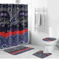ANZAC Day Melbourne Storm Bathroom Set Military Memorial Aboriginal Indigenous Art