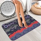 ANZAC Day Melbourne Storm Bathroom Set Military Memorial Aboriginal Indigenous Art