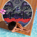 ANZAC Day Melbourne Storm Beach Blanket Military Memorial Aboriginal Indigenous Art