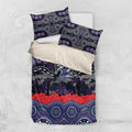 ANZAC Day Melbourne Storm Bedding Set Military Memorial Aboriginal Indigenous Art