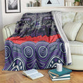 ANZAC Day Melbourne Storm Blanket Military Memorial Aboriginal Indigenous Art