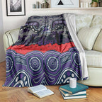 ANZAC Day Melbourne Storm Blanket Military Memorial Aboriginal Indigenous Art