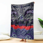 ANZAC Day Melbourne Storm Blanket Military Memorial Aboriginal Indigenous Art