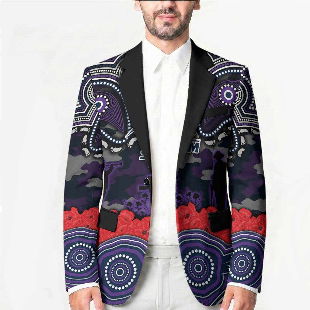 ANZAC Day Melbourne Storm Blazer Military Memorial Aboriginal Indigenous Art