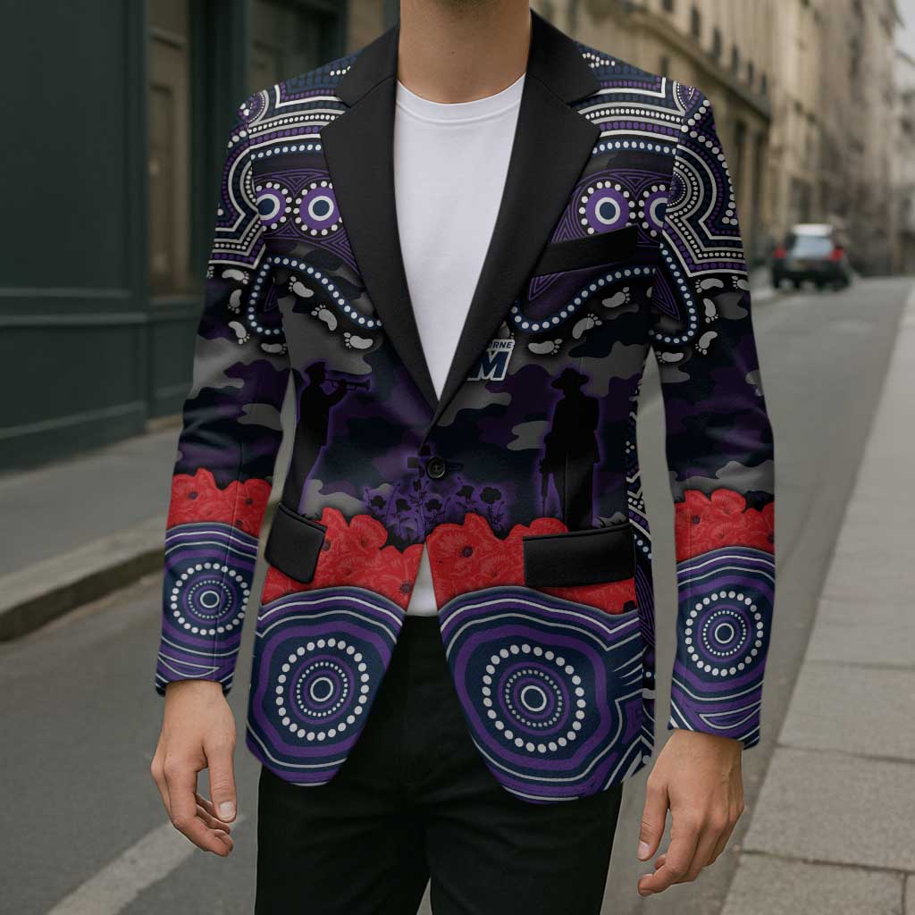 ANZAC Day Melbourne Storm Blazer Military Memorial Aboriginal Indigenous Art