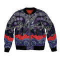 ANZAC Day Melbourne Storm Bomber Jacket Military Memorial Aboriginal Indigenous Art