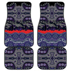 ANZAC Day Melbourne Storm Car Mats Military Memorial Aboriginal Indigenous Art