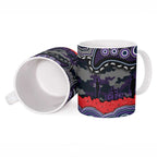 ANZAC Day Melbourne Storm Ceramic Mug Military Memorial Aboriginal Indigenous Art