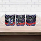 ANZAC Day Melbourne Storm Ceramic Mug Military Memorial Aboriginal Indigenous Art