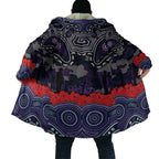 ANZAC Day Melbourne Storm Cloak Military Memorial Aboriginal Indigenous Art