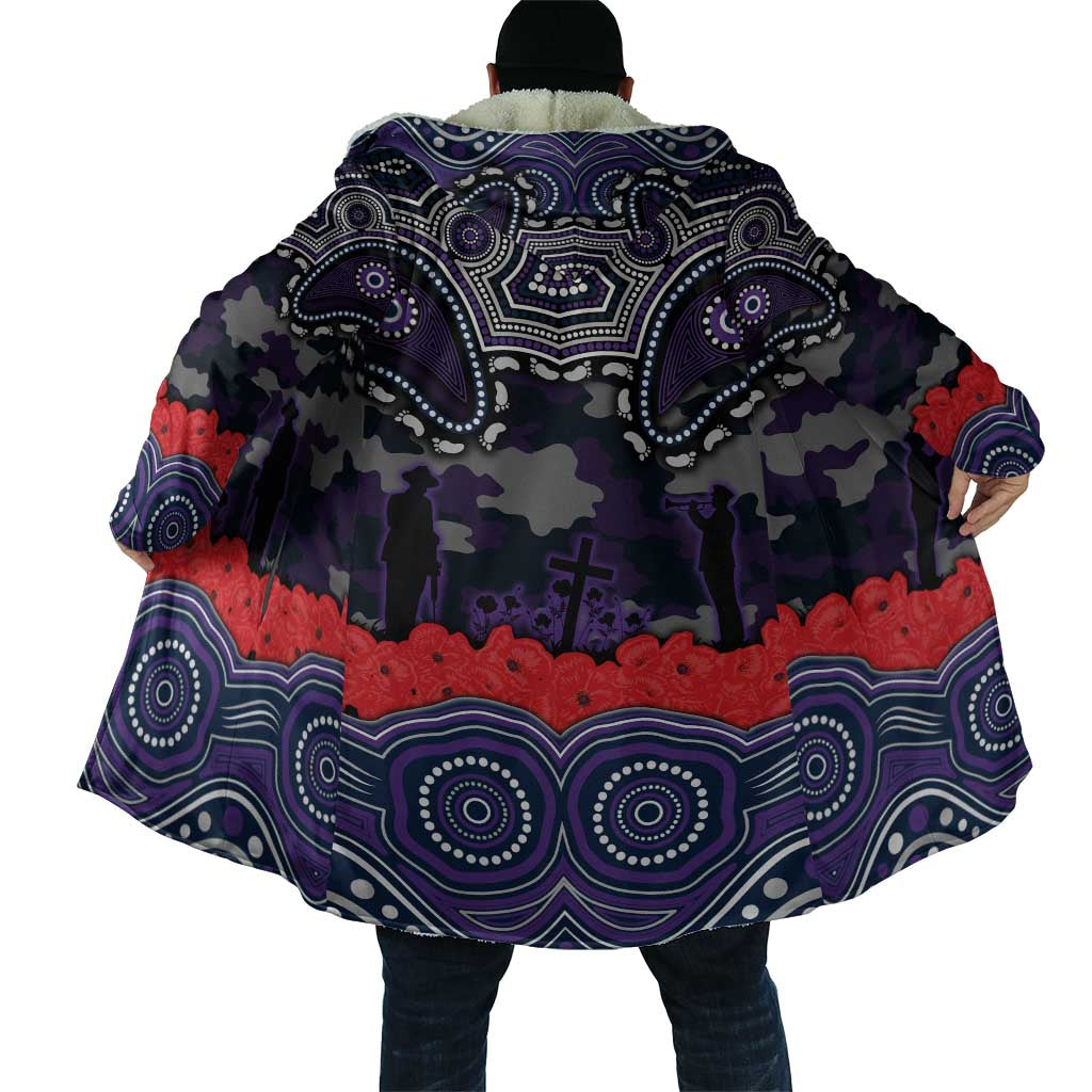 ANZAC Day Melbourne Storm Cloak Military Memorial Aboriginal Indigenous Art